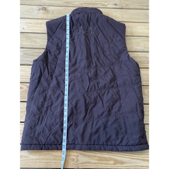 LEVI'S Men's Full Zip Reversible Vest XL - Picture 7 of 8